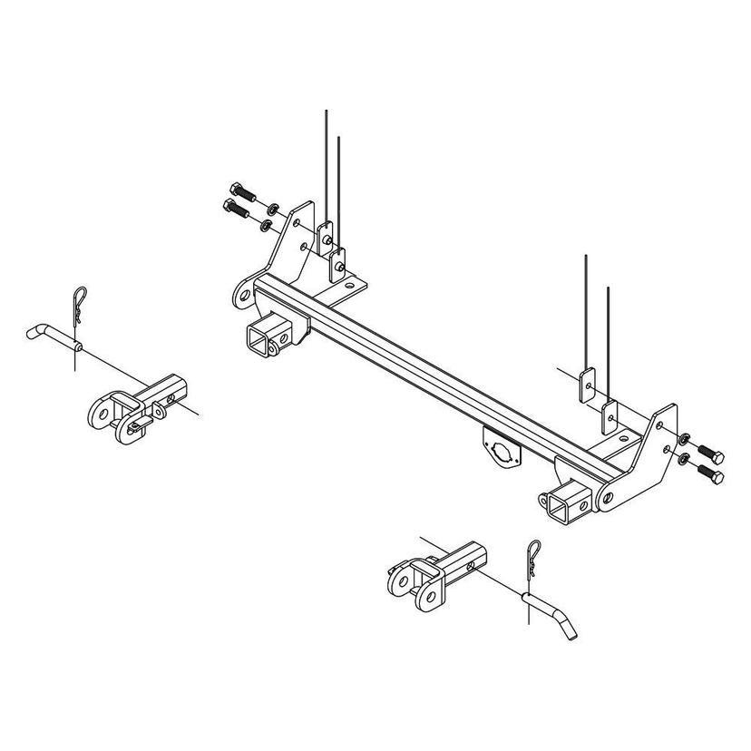 ROADMASTER 1444-3 Direct-Connect Tow Bar Baseplate for Jeep Wrangler (2013-2017), Black ROADMASTER 1444-3 Direct-Connect Tow Bar Baseplate for Jeep Wrangler (2013-2017), Black