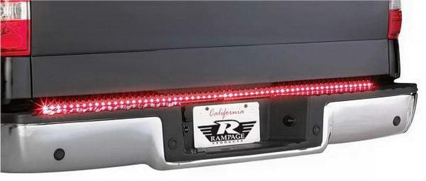 RAMPAGE 960136 Tailgate Light - LED; Tailgate Light- LED; 60 Inch Rigid Light Bar; Clear Lens; Red Brake/ Red Running/ Red Hazard/ Red Turn Signals/ White Reverse; LED; Black Housing RAMPAGE 960136 Tailgate Light - LED; Tailgate Light- LED; 60 Inch Rigid Light Bar; Clear Lens; Red Brake/ Red Running/ Red Hazard/ Red Turn Signals/ White Reverse; LED; Black Housing