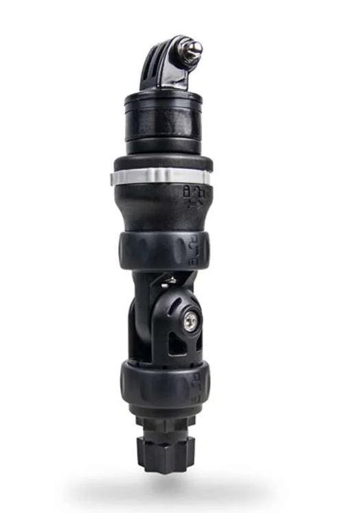 RAILBLAZA 02-4130-11P CAMERA MOUNT KIT PRO R-LOCK, Mounts Camera Featuring 1/4-20 Thread Insert; 6.8 Inch Length x 1.4 Inch Diameter; 5 Adjustable Joints; Black; UV Stabilized Fiberglass Reinforced Plastic; With GoPro Tripod Adaptor RAILBLAZA 02-4130-11P CAMERA MOUNT KIT PRO R-LOCK, Mounts Camera Featuring 1/4-20 Thread Insert; 6.8 Inch Length x 1.4 Inch Diameter; 5 Adjustable Joints; Black; UV Stabilized Fiberglass Reinforced Plastic; With GoPro Tripod Adaptor