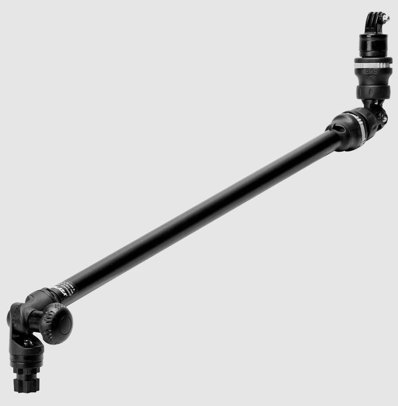 RAILBLAZA 02-4132-11 CAMERABOOM 600, Mounts Camera Featuring 1/4-20 Thread Insert; 30 Inch Length; Up To 25 Inch Extension; 4 Adjustable Joints; Black; UV Stabilized Fiberglass Reinforced Plastic; With GoPro Tripod Adaptor RAILBLAZA 02-4132-11 CAMERABOOM 600, Mounts Camera Featuring 1/4-20 Thread Insert; 30 Inch Length; Up To 25 Inch Extension; 4 Adjustable Joints; Black; UV Stabilized Fiberglass Reinforced Plastic; With GoPro Tripod Adaptor