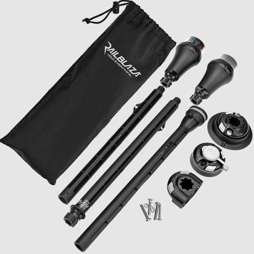 RAILBLAZA 04-4092-11 NAVIPACK NAVIGATION LIGHT KIT (MARI, White LED Light And Red/ Green LED Light; High/ Medium/ Blinking Operating Mode; Conical Shape; Black; UV Stabilized Fiberglass Reinforced Plastic; IP67 Dust And Water Resistant; Up To 2 nm Range RAILBLAZA 04-4092-11 NAVIPACK NAVIGATION LIGHT KIT (MARI, White LED Light And Red/ Green LED Light; High/ Medium/ Blinking Operating Mode; Conical Shape; Black; UV Stabilized Fiberglass Reinforced Plastic; IP67 Dust And Water Resistant; Up To 2 nm Range