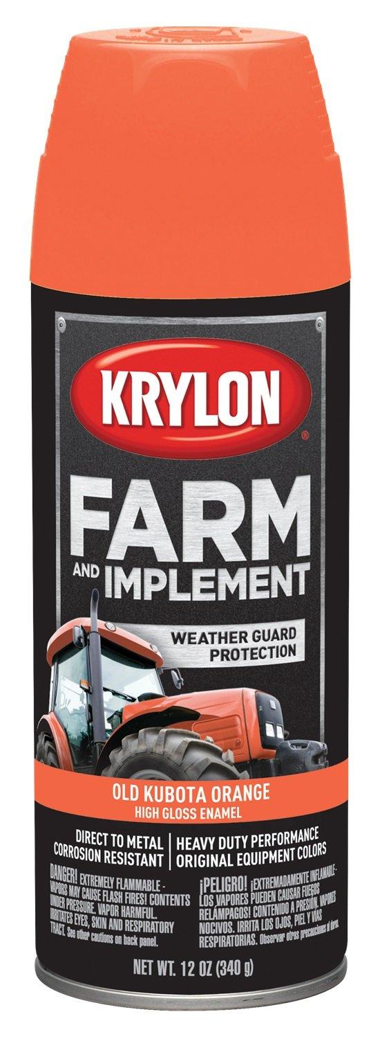 VHT 1946 Paint; Krylon; Farm and Implement Paint; Old Kubota Orange; Aerosol Can; 12 Ounce VHT 1946 Paint; Krylon; Farm and Implement Paint; Old Kubota Orange; Aerosol Can; 12 Ounce