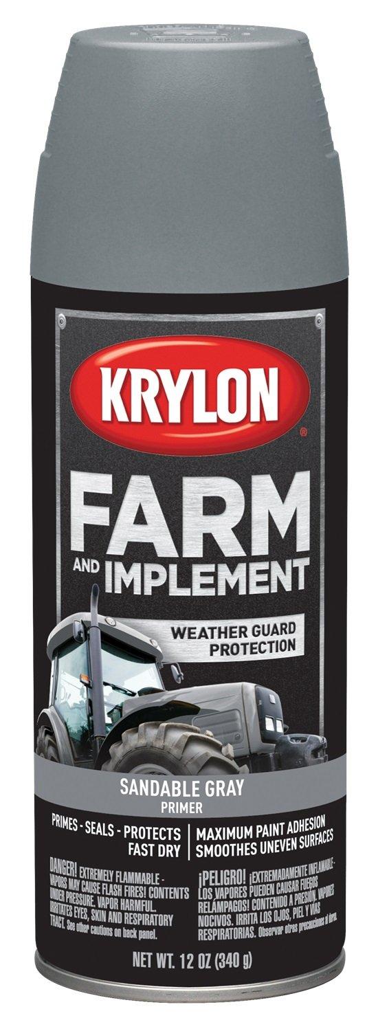 VHT 1950 Paint; Krylon; Farm and Implement Paint; Sandable Gray; Aerosol Can; 12 Ounce VHT 1950 Paint; Krylon; Farm and Implement Paint; Sandable Gray; Aerosol Can; 12 Ounce
