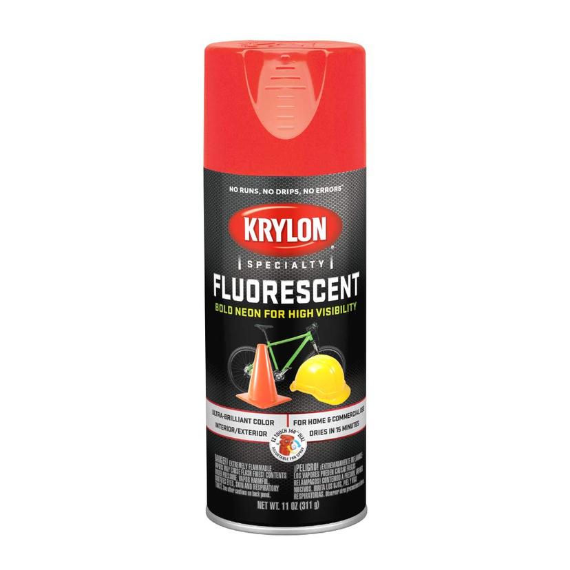 VHT 3101 Paint; Krylon; Fluorescent; Red-Orange; Aerosol Spray Can; 12 Ounce VHT 3101 Paint; Krylon; Fluorescent; Red-Orange; Aerosol Spray Can; 12 Ounce