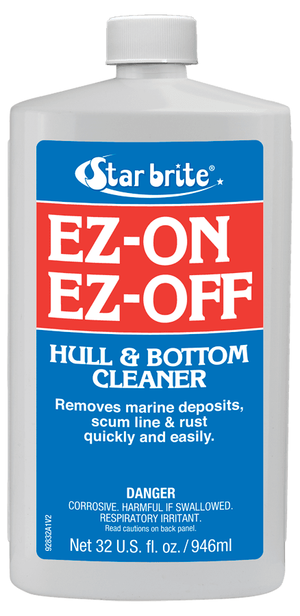 STAR BRITE 092832 EZ-ON EZ-OFF Hull & Bottom Cleaner - 32 OZ - High quality product image showing STAR BRITE 092832 EZ-ON EZ-OFF Hull & Bottom Cleaner - 32 OZ details and features STAR BRITE 092832 EZ-ON EZ-OFF Hull & Bottom Cleaner - 32 OZ - High quality product image showing STAR BRITE 092832 EZ-ON EZ-OFF Hull & Bottom Cleaner - 32 OZ details and features