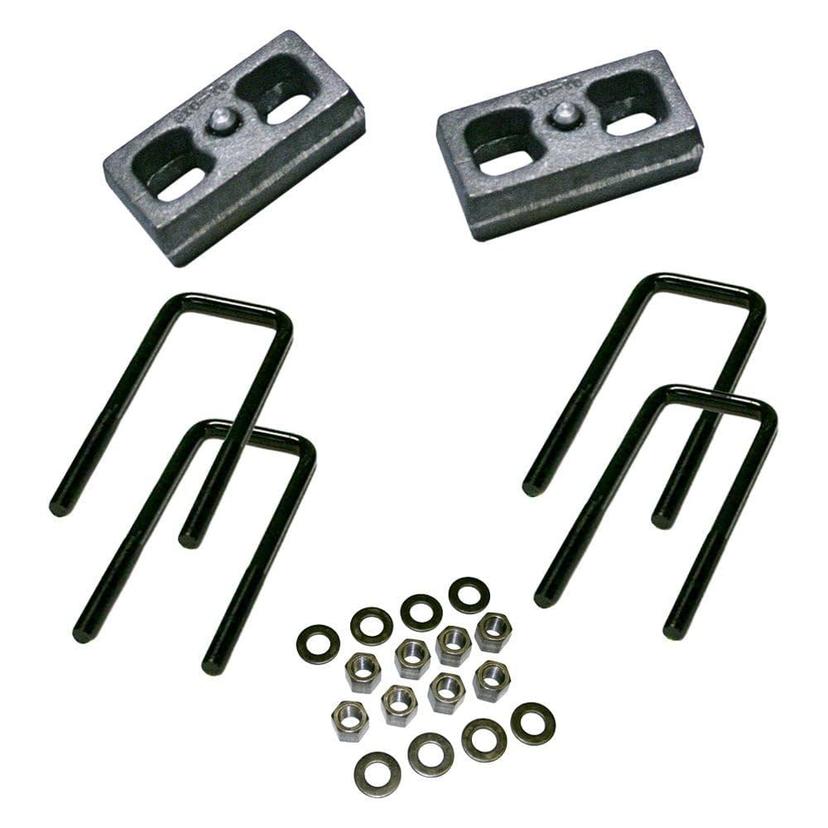 SUPERLIFT 3225 2 INCH Block Kit for Suburban/Blazer/Tahoe | Rear Lift Blocks, U-Bolts, & Hardware Fits 1988-1998 GM 1500 Pickup & 1992-1999 1500 Suburban, Blazer, and Tahoe SUPERLIFT 3225 2 INCH Block Kit for Suburban/Blazer/Tahoe | Rear Lift Blocks, U-Bolts, & Hardware Fits 1988-1998 GM 1500 Pickup & 1992-1999 1500 Suburban, Blazer, and Tahoe