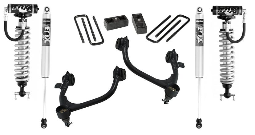 SUPERLIFT 3900FX SUSPENSION 3 INCH Lift Kit for Silverado/Sierra | Complete Lift Kit with Fox 2.0 Reservoir Shocks Fits 2019-2024 Chevrolet/Silverado GMC/Sierra 1500 2WD/4WD Excludes Trailboss or GT4 SUPERLIFT 3900FX SUSPENSION 3 INCH Lift Kit for Silverado/Sierra | Complete Lift Kit with Fox 2.0 Reservoir Shocks Fits 2019-2024 Chevrolet/Silverado GMC/Sierra 1500 2WD/4WD Excludes Trailboss or GT4