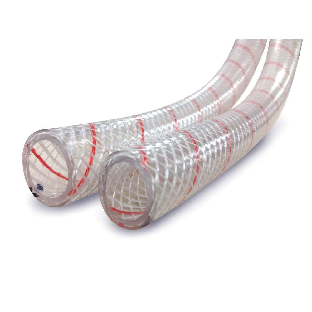 SIERRA 16-162-0126 All Clear PVC Tubing Polyester Reinforced (Red-Tracer) 1/2 INCH x 50FT All Clear PVC Tubing Polyester Reinforced (Red-Tracer) 1/2 INCH x 50 from The Twister Group SIERRA 16-162-0126 All Clear PVC Tubing Polyester Reinforced (Red-Tracer) 1/2 INCH x 50FT All Clear PVC Tubing Polyester Reinforced (Red-Tracer) 1/2 INCH x 50 - The Twister Group Tools product