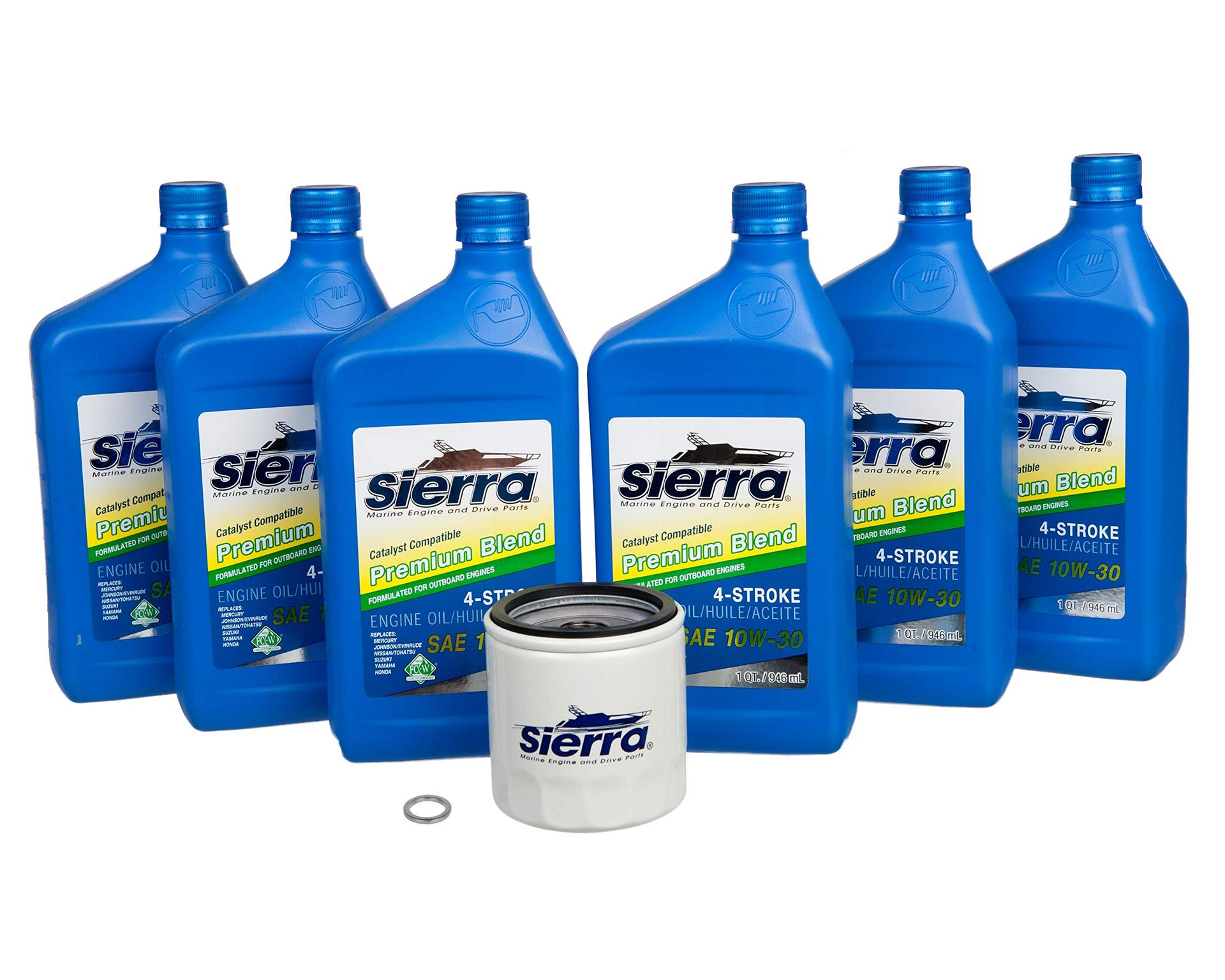 SIERRA 18-9393 Oil Change Kit; Marine Series; For Use With Yamaha Outboard F200/ F225/ F250 3.3 Liter Models; With Six 1 Quart 10W-30 FC-W 4-Stroke Oil/ Oil Pan Drain Gasket/ Oil Filter/ Funnel/ Shop Towel - High quality product image showing SIERRA 18-9393 Oil Change Kit; Marine Series; For Use With Yamaha Outboard F200/ F225/ F250 3.3 Liter Models; With Six 1 Quart 10W-30 FC-W 4-Stroke Oil/ Oil Pan Drain Gasket/ Oil Filter/ Funnel/ Shop Towel details and features SIERRA 18-9393 Oil Change Kit; Marine Series; For Use With Yamaha Outboard F200/ F225/ F250 3.3 Liter Models; With Six 1 Quart 10W-30 FC-W 4-Stroke Oil/ Oil Pan Drain Gasket/ Oil Filter/ Funnel/ Shop Towel - High quality product image showing SIERRA 18-9393 Oil Change Kit; Marine Series; For Use With Yamaha Outboard F200/ F225/ F250 3.3 Liter Models; With Six 1 Quart 10W-30 FC-W 4-Stroke Oil/ Oil Pan Drain Gasket/ Oil Filter/ Funnel/ Shop Towel details and features