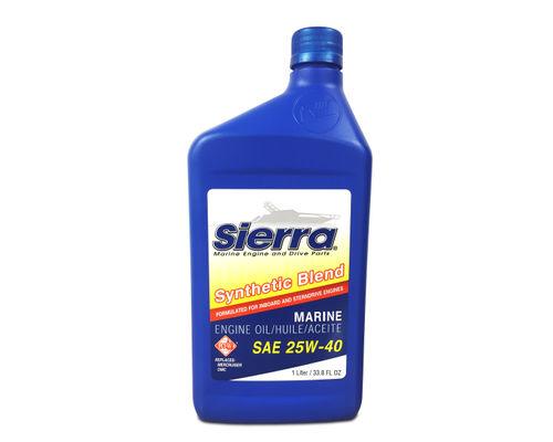 SIERRA 18-9440-8 SYNTHETIC BLEND MERCURY OUTBOARD EN, SAE 25W-40; Synthetic Blend; 1 Liter Bottle; Single; 4-Stroke Marine Engine Oil; NMMA FC-W/ API-SL Certified - High quality product image showing SIERRA 18-9440-8 SYNTHETIC BLEND MERCURY OUTBOARD EN, SAE 25W-40; Synthetic Blend; 1 Liter Bottle; Single; 4-Stroke Marine Engine Oil; NMMA FC-W/ API-SL Certified details and features SIERRA 18-9440-8 SYNTHETIC BLEND MERCURY OUTBOARD EN, SAE 25W-40; Synthetic Blend; 1 Liter Bottle; Single; 4-Stroke Marine Engine Oil; NMMA FC-W/ API-SL Certified - High quality product image showing SIERRA 18-9440-8 SYNTHETIC BLEND MERCURY OUTBOARD EN, SAE 25W-40; Synthetic Blend; 1 Liter Bottle; Single; 4-Stroke Marine Engine Oil; NMMA FC-W/ API-SL Certified details and features