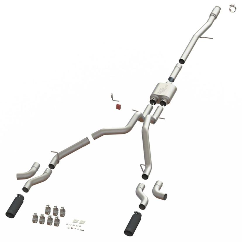 SPEEDFX 50101 Exhaust System Kit; MaxFlow Xtreme Cat Back System; 304 Stainless Steel; With MaxFlow Xtreme Muffler SPEEDFX 50101 Exhaust System Kit; MaxFlow Xtreme Cat Back System; 304 Stainless Steel; With MaxFlow Xtreme Muffler