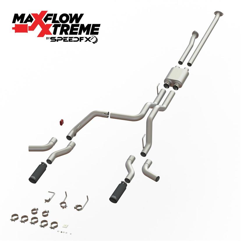 SPEEDFX 50800 MaxFlow Xtreme Cat Back Performance Exhaust System Tundra 2009-2021 SPEEDFX 50800 MaxFlow Xtreme Cat Back Performance Exhaust System Tundra 2009-2021