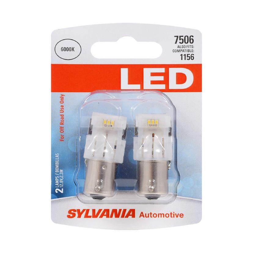 SYLVANIA 7506SL.BP2 7506 LED White Mini Bulb - Bright LED Bulb, Ideal for Daytime Running Lights (DRL) and Back-Up/Reverse Lights (Contains 2 Bulbs) SYLVANIA 7506SL.BP2 7506 LED White Mini Bulb - Bright LED Bulb, Ideal for Daytime Running Lights (DRL) and Back-Up/Reverse Lights (Contains 2 Bulbs)