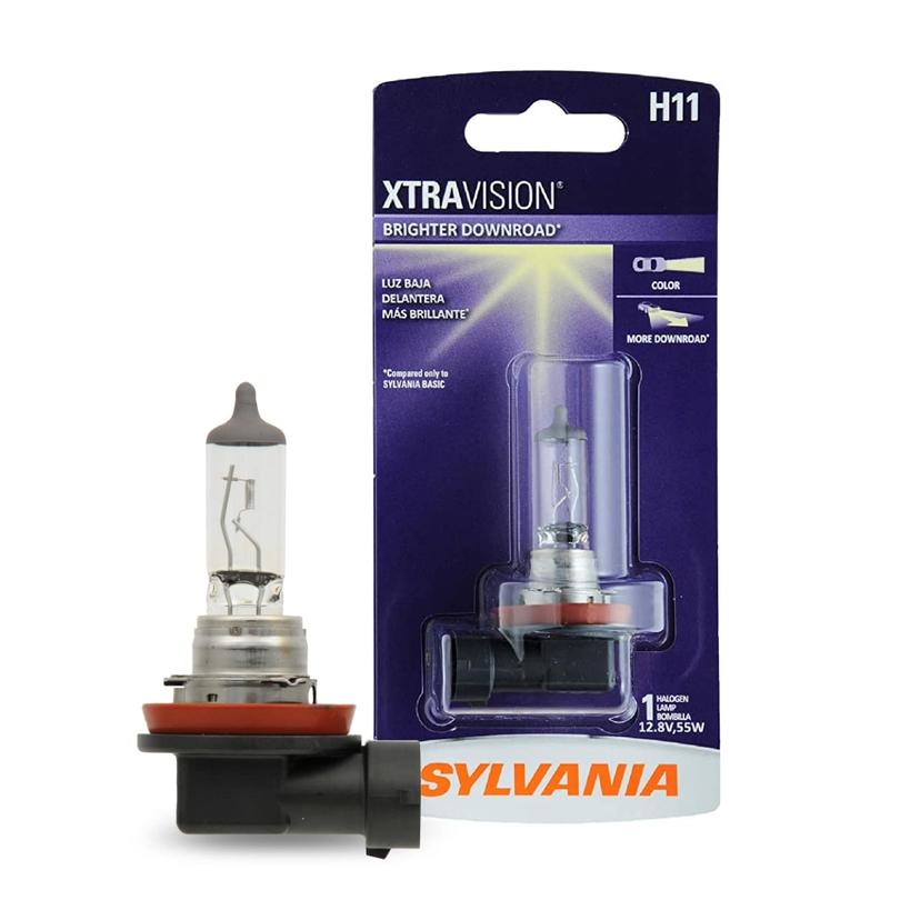 SYLVANIA H11XV.BP H11 XtraVision - High Performance Halogen Headlight Bulb, High Beam, Low Beam and Fog Replacement Bulb (Contains 1 Bulb) SYLVANIA H11XV.BP H11 XtraVision - High Performance Halogen Headlight Bulb, High Beam, Low Beam and Fog Replacement Bulb (Contains 1 Bulb)