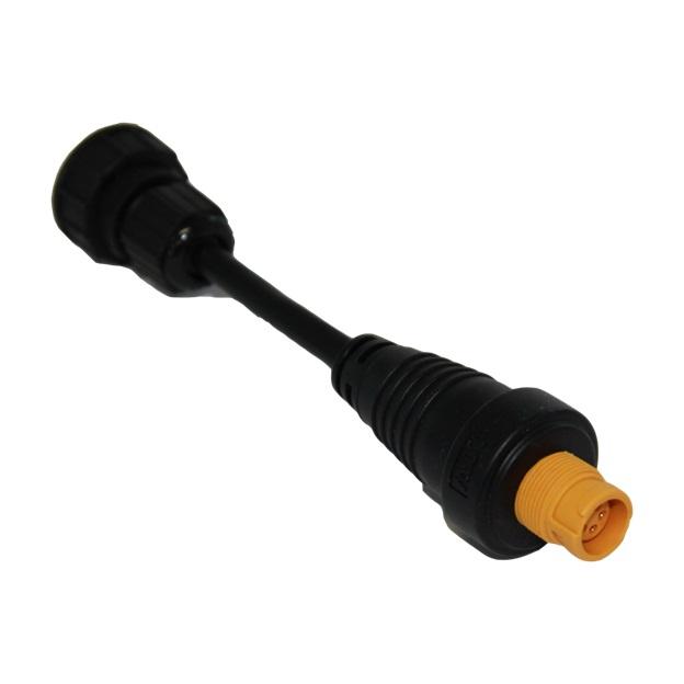 SIMRAD 000-10438-001 ETNERNET ADPTRJ45 MALE-YELLOW FEM, Fits HD Radar Processor; 5-Pin Connector; 6 Inch Length; Black; With RJ45 Male to 5 Pin Yellow Female Plug SIMRAD 000-10438-001 ETNERNET ADPTRJ45 MALE-YELLOW FEM, Fits HD Radar Processor; 5-Pin Connector; 6 Inch Length; Black; With RJ45 Male to 5 Pin Yellow Female Plug