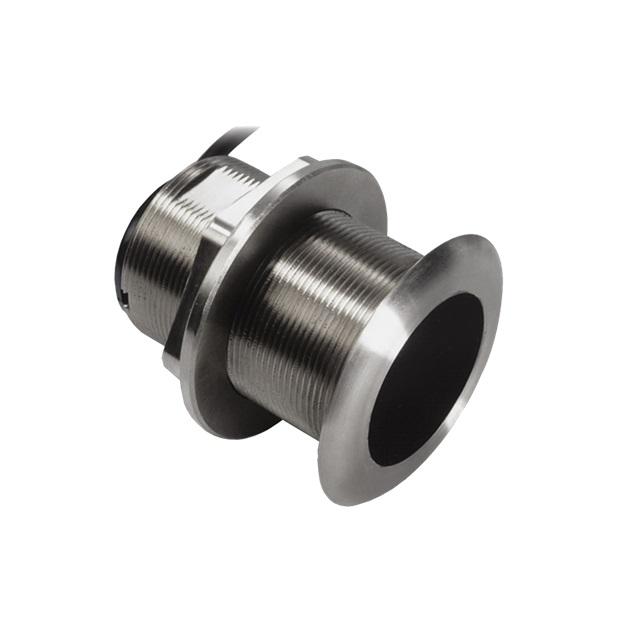 SIMRAD 000-13786-001 XDCRXSONIC50/200KHZSS-LP20 DEG., Thru-Hull Mount; 9 Pin; 50/200 kHz Dual Frequency Broadband Transducer; Stainless Steel Low-Profile With 20 Degree Tilt; 600 Watts; 33 Feet Cable from The Twister Group SIMRAD 000-13786-001 XDCRXSONIC50/200KHZSS-LP20 DEG., Thru-Hull Mount; 9 Pin; 50/200 kHz Dual Frequency Broadband Transducer; Stainless Steel Low-Profile With 20 Degree Tilt; 600 Watts; 33 Feet Cable - The Twister Group product