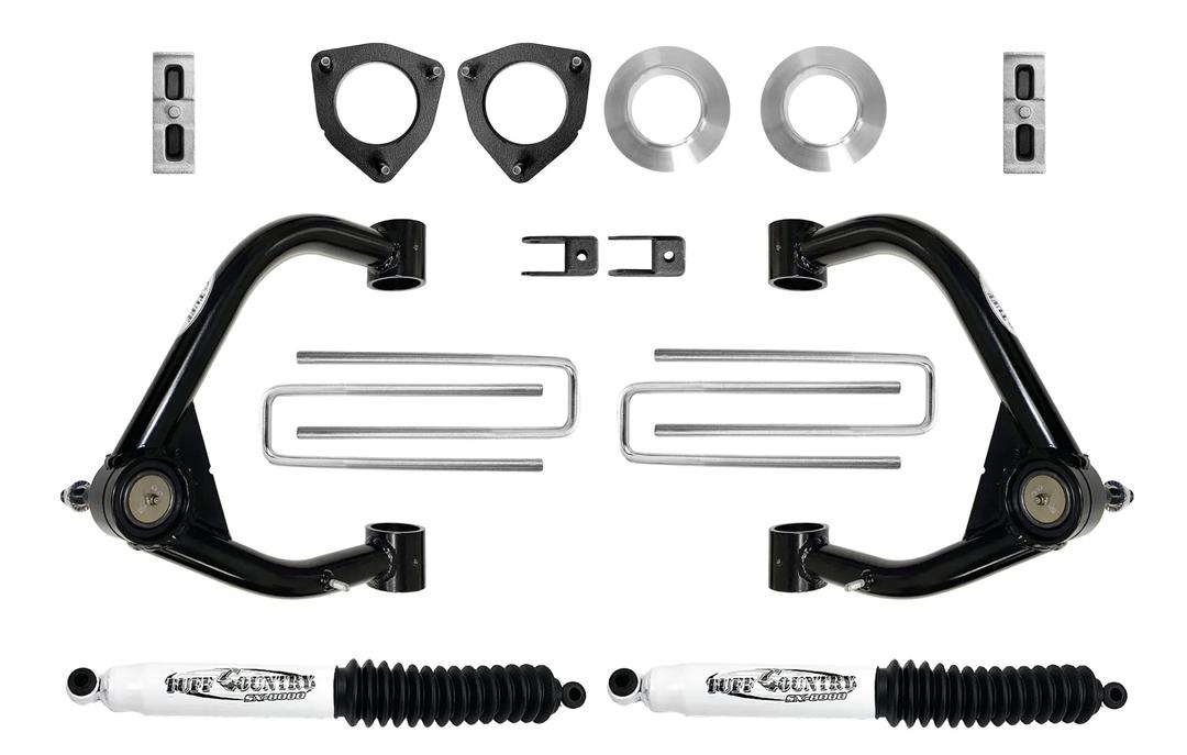 TUFF COUNTRY 14199KN 4 INCH Lift Kit with Upper Control Arms and Shocks Compatible with/Replacement for Chevy Silverado 1500 | GMC Sierra 2019-2022 from The Twister Group TUFF COUNTRY 14199KN 4 INCH Lift Kit with Upper Control Arms and Shocks Compatible with/Replacement for Chevy Silverado 1500 | GMC Sierra 2019-2022 - The Twister Group Tools product