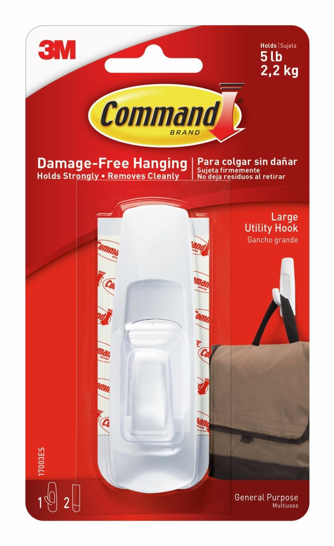 3M 17003ES Command Strips 17003 Large Hooks With Command Adhesive from The Twister Group 3M 17003ES Command Strips 17003 Large Hooks With Command Adhesive - The Twister Group Tools product