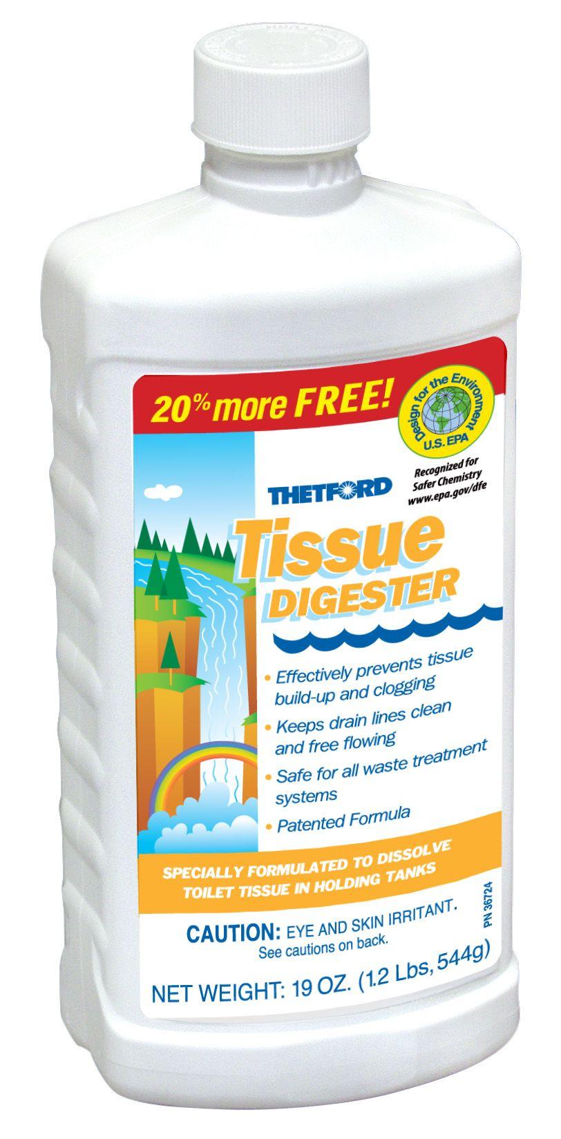 THETFORD 15844 RV Tissue Digester, 19 oz from The Twister Group THETFORD 15844 RV Tissue Digester, 19 oz - The Twister Group Tools product