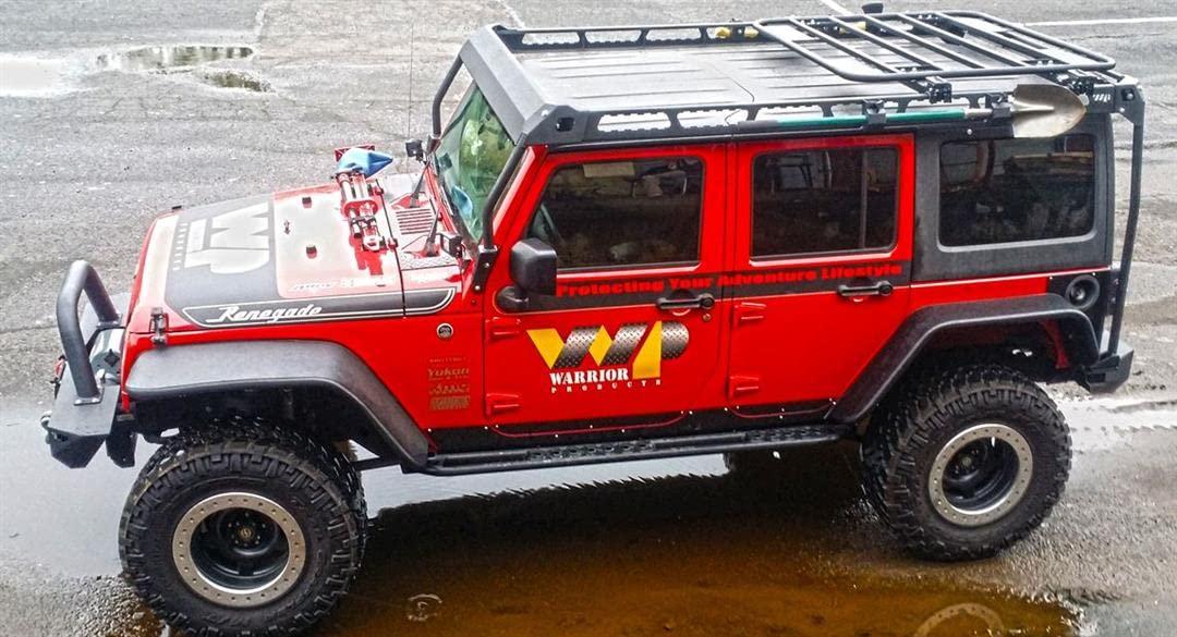 WARRIOR 10984 PROD 07-17 Jeep JKU MOD Rack from The Twister Group WARRIOR 10984 PROD 07-17 Jeep JKU MOD Rack - The Twister Group Tools product