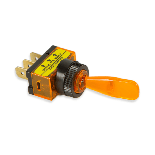 WIRTHCO 20502 Battery Doctor Amber 20 Amp On/Off Illuminated Toggle Switch WIRTHCO 20502 Battery Doctor Amber 20 Amp On/Off Illuminated Toggle Switch