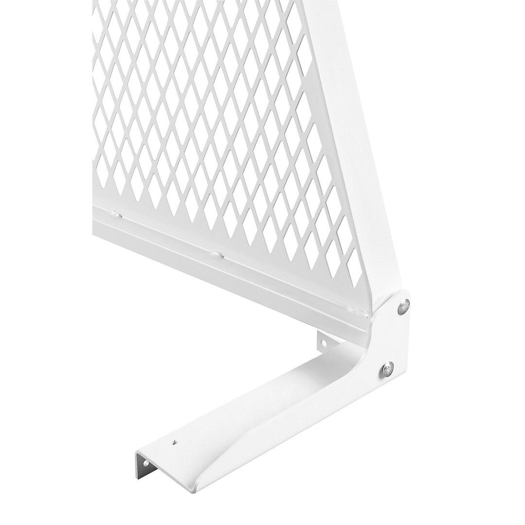 WEATHER GUARD 1916-3-02 CAB PRTCTR MTN 63.0-63.5FT WHT, For Use with Protect-A-Rail Headache Rack; White; Powder Coated; Steel; Fit Models With Inner Bed Width Of 63 Inch To 63-1/2 Inch - High quality product image showing WEATHER GUARD 1916-3-02 CAB PRTCTR MTN 63.0-63.5FT WHT, For Use with Protect-A-Rail Headache Rack; White; Powder Coated; Steel; Fit Models With Inner Bed Width Of 63 Inch To 63-1/2 Inch details and features WEATHER GUARD 1916-3-02 CAB PRTCTR MTN 63.0-63.5FT WHT, For Use with Protect-A-Rail Headache Rack; White; Powder Coated; Steel; Fit Models With Inner Bed Width Of 63 Inch To 63-1/2 Inch - High quality product image showing WEATHER GUARD 1916-3-02 CAB PRTCTR MTN 63.0-63.5FT WHT, For Use with Protect-A-Rail Headache Rack; White; Powder Coated; Steel; Fit Models With Inner Bed Width Of 63 Inch To 63-1/2 Inch details and features