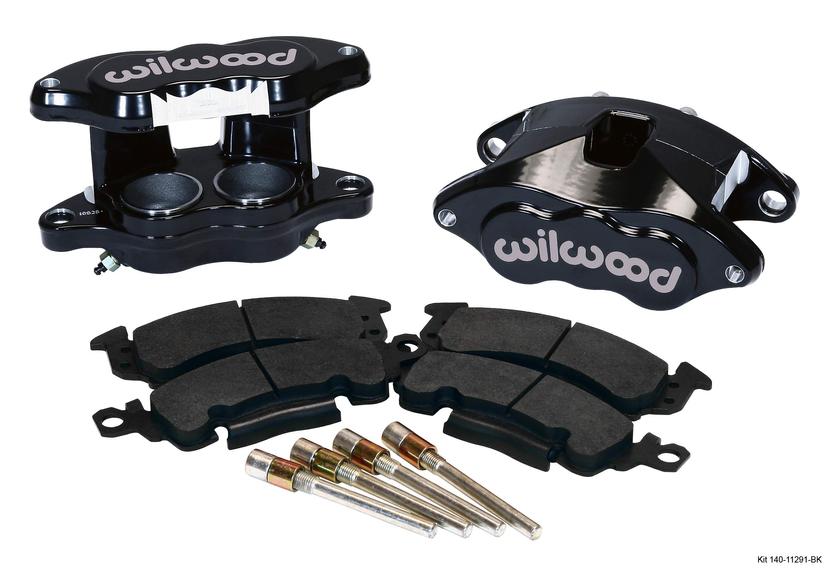 WILWOOD 140-11291-BK Gates Black Powder Coated Front Caliper Kit WILWOOD 140-11291-BK Gates Black Powder Coated Front Caliper Kit