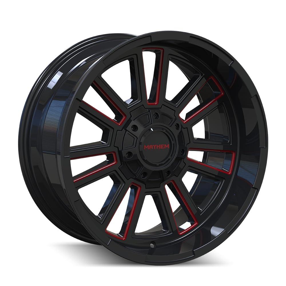 MAYHEM 8115-2170BTR APOLLO 8115 GLOSS BLACK MILLED PRISM RED MILLED 20-10 8-170 -19MM 125.2MM - High quality product image showing MAYHEM 8115-2170BTR APOLLO 8115 GLOSS BLACK MILLED PRISM RED MILLED 20-10 8-170 -19MM 125.2MM details and features MAYHEM 8115-2170BTR APOLLO 8115 GLOSS BLACK MILLED PRISM RED MILLED 20-10 8-170 -19MM 125.2MM - High quality product image showing MAYHEM 8115-2170BTR APOLLO 8115 GLOSS BLACK MILLED PRISM RED MILLED 20-10 8-170 -19MM 125.2MM details and features