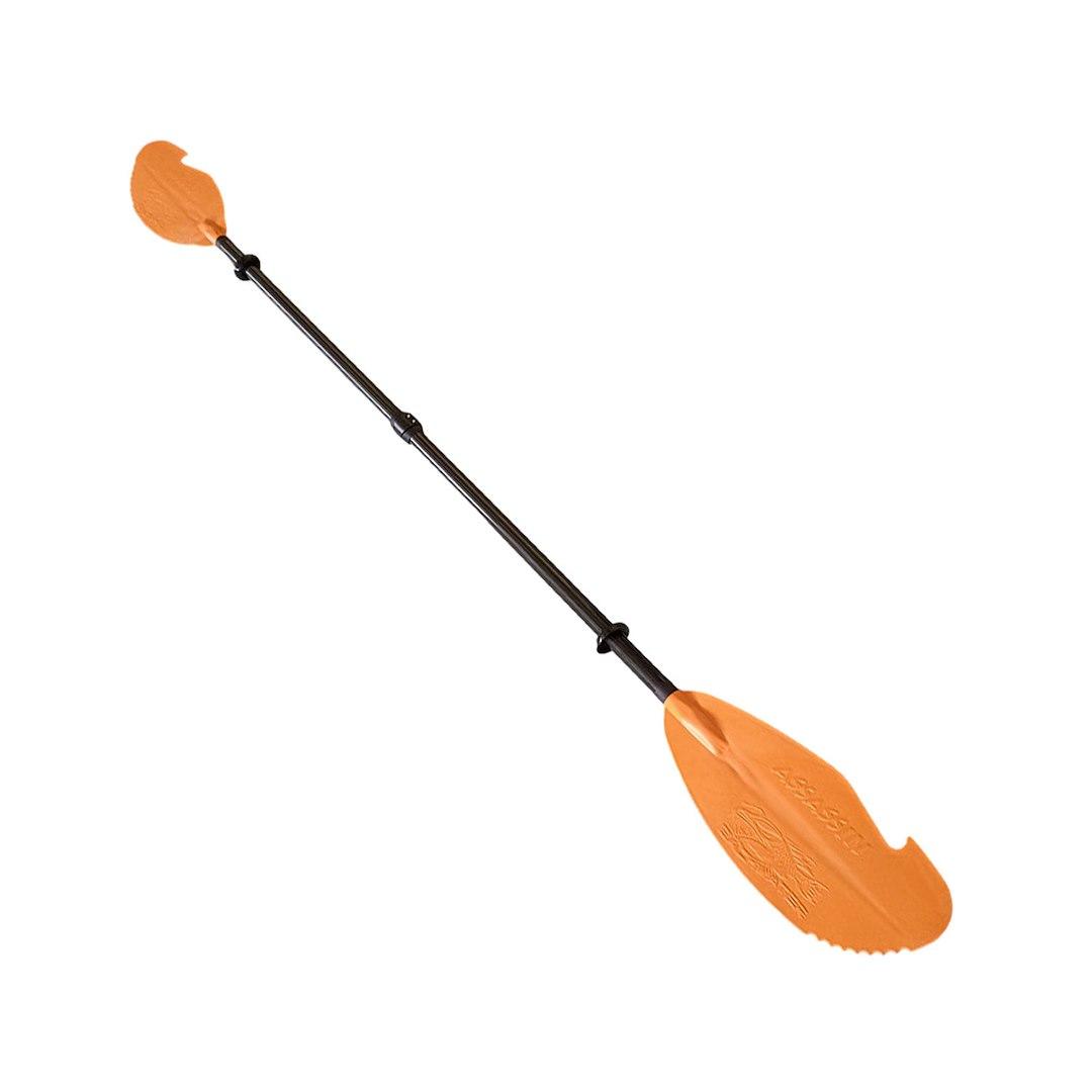 YAKGEAR 06-0021 HI-VIZ ORANGE ASSASSIN FULL PADDLE, Kayak Paddle; Adjustable From 98-1/2 To 102-1/2 Inch Length; Hi-Viz Orange; Plastic With Nylon Blade; Single; Hook And Teeth Blade Design; With Drip Rings - High quality product image showing YAKGEAR 06-0021 HI-VIZ ORANGE ASSASSIN FULL PADDLE, Kayak Paddle; Adjustable From 98-1/2 To 102-1/2 Inch Length; Hi-Viz Orange; Plastic With Nylon Blade; Single; Hook And Teeth Blade Design; With Drip Rings details and features YAKGEAR 06-0021 HI-VIZ ORANGE ASSASSIN FULL PADDLE, Kayak Paddle; Adjustable From 98-1/2 To 102-1/2 Inch Length; Hi-Viz Orange; Plastic With Nylon Blade; Single; Hook And Teeth Blade Design; With Drip Rings - High quality product image showing YAKGEAR 06-0021 HI-VIZ ORANGE ASSASSIN FULL PADDLE, Kayak Paddle; Adjustable From 98-1/2 To 102-1/2 Inch Length; Hi-Viz Orange; Plastic With Nylon Blade; Single; Hook And Teeth Blade Design; With Drip Rings details and features