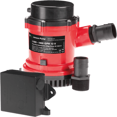 JOHNSON PUMP 01674-001 HD Bilge Pump 1600 GPH w/Ult. Switch 12V JOHNSON PUMP 01674-001 HD Bilge Pump 1600 GPH w/Ult. Switch 12V