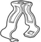 ERICO 812M Conduit Clip 1/2in. to 3/4in. (Box of 100) - High quality product image showing ERICO 812M Conduit Clip 1/2in. to 3/4in. (Box of 100) details and features ERICO 812M Conduit Clip 1/2in. to 3/4in. (Box of 100) - High quality product image showing ERICO 812M Conduit Clip 1/2in. to 3/4in. (Box of 100) details and features