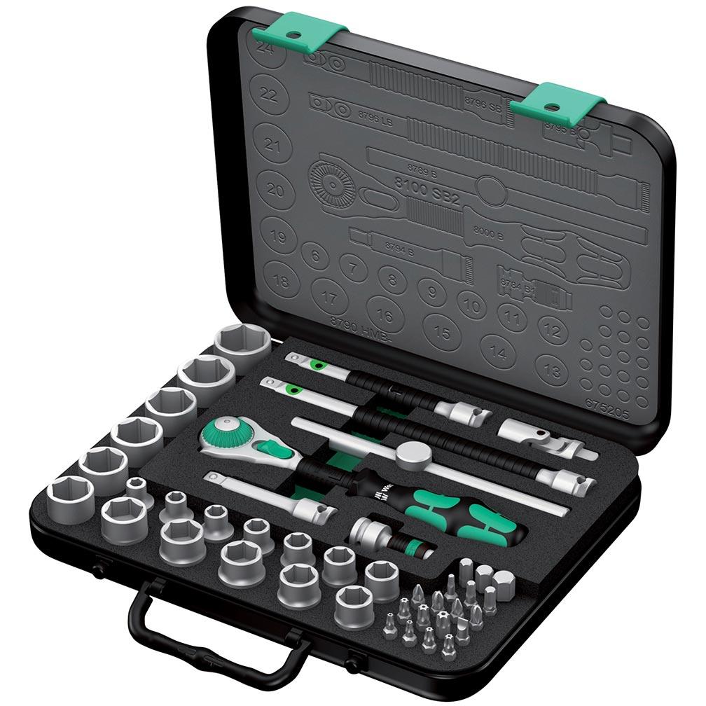 WERA 05003594001 Zyklop Metric 3/8- Drive Speed Ratchet 43 Piece Set - High quality product image showing WERA 05003594001 Zyklop Metric 3/8- Drive Speed Ratchet 43 Piece Set details and features WERA 05003594001 Zyklop Metric 3/8- Drive Speed Ratchet 43 Piece Set - High quality product image showing WERA 05003594001 Zyklop Metric 3/8- Drive Speed Ratchet 43 Piece Set details and features