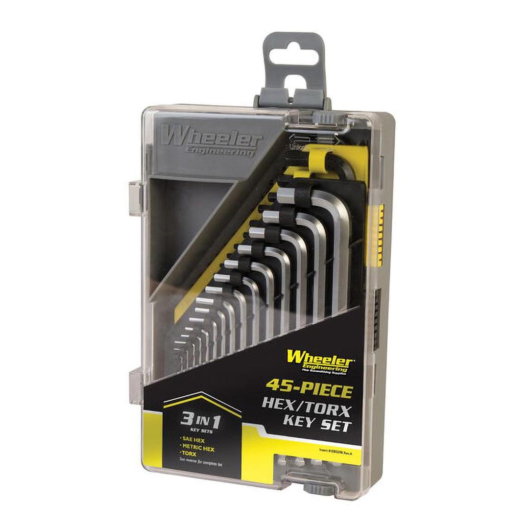 BTI 1081959 Wheeler Engineering SAE/Metric Hex and Torx Key Set with Storage Case (45 Piece Set) from The Twister Group BTI 1081959 Wheeler Engineering SAE/Metric Hex and Torx Key Set with Storage Case (45 Piece Set) - The Twister Group Tools product