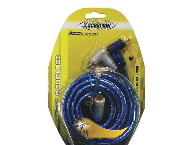 XSCORPION 15TR Rca Cable 15FT Blue Triple Shielded W/remote Wire from The Twister Group XSCORPION 15TR Rca Cable 15FT Blue Triple Shielded W/remote Wire - The Twister Group Tools product