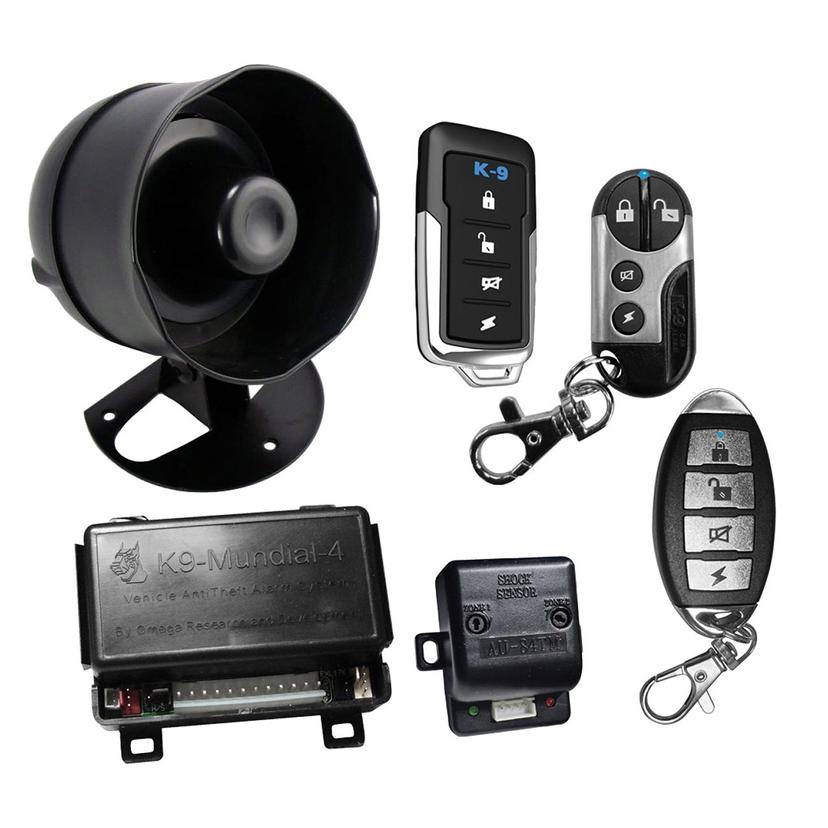 OMEGA / EXCALIBUR MUNDIAL-6 K-9 Car Alarm with Keyless Entry - Includes 3 Different Transmitter Designs OMEGA / EXCALIBUR MUNDIAL-6 K-9 Car Alarm with Keyless Entry - Includes 3 Different Transmitter Designs
