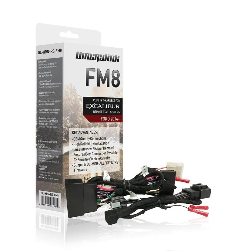 OMEGA / EXCALIBUR OL-HRN-RS-FM8 OmegaLink Plug&Play HarnessCovers Select Ford Vehicles; 2014+ OMEGA / EXCALIBUR OL-HRN-RS-FM8 OmegaLink Plug&Play HarnessCovers Select Ford Vehicles; 2014+