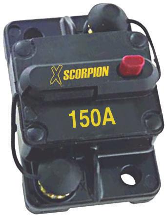 XSCORPION CB150A Circuit Breaker 150 Amp - High quality product image showing XSCORPION CB150A Circuit Breaker 150 Amp details and features XSCORPION CB150A Circuit Breaker 150 Amp - High quality product image showing XSCORPION CB150A Circuit Breaker 150 Amp details and features