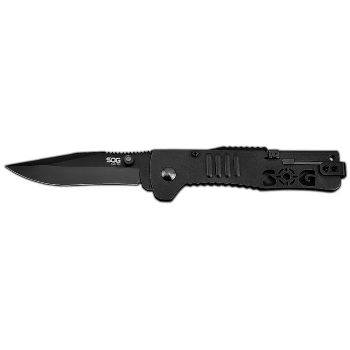 SOG SJ32-CP Slimjim Folding Knife (black Straight Edge) SOG SJ32-CP Slimjim Folding Knife (black Straight Edge)