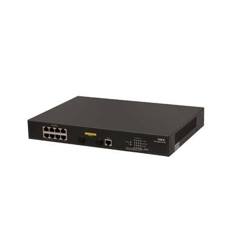 NEC B02014-F1005 QX-S1008GT-2G-PW, 8 x 1 Gigabit PoE ps. NEC B02014-F1005 QX-S1008GT-2G-PW, 8 x 1 Gigabit PoE ps.
