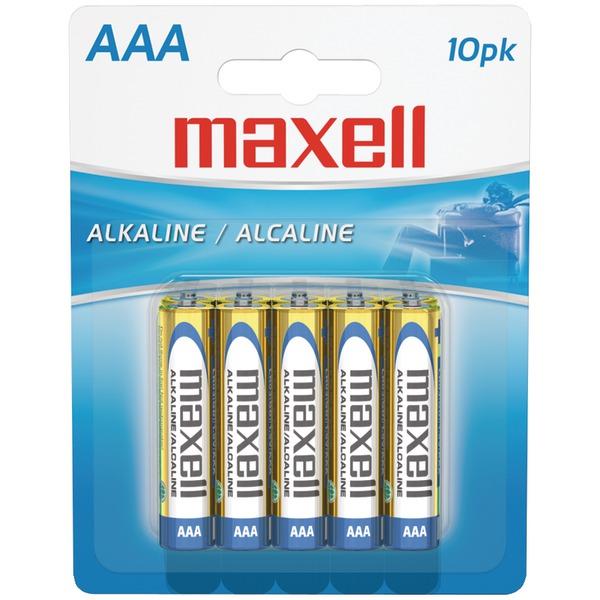MAXELL 723810 - LR0310BP Alkaline Batteries (AAA; 10 pk; Carded) - High quality product image showing MAXELL 723810 - LR0310BP Alkaline Batteries (AAA; 10 pk; Carded) details and features MAXELL 723810 - LR0310BP Alkaline Batteries (AAA; 10 pk; Carded) - High quality product image showing MAXELL 723810 - LR0310BP Alkaline Batteries (AAA; 10 pk; Carded) details and features
