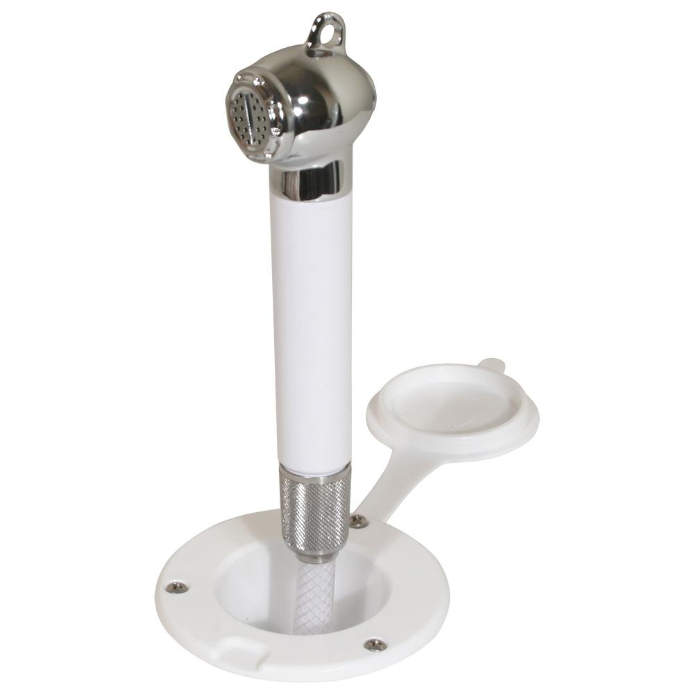 SCANDVIK 10055P RECESSED SHOWER W/ 6 FOOT HOSE - WHITE from The Twister Group SCANDVIK 10055P RECESSED SHOWER W/ 6 FOOT HOSE - WHITE - The Twister Group Tools product