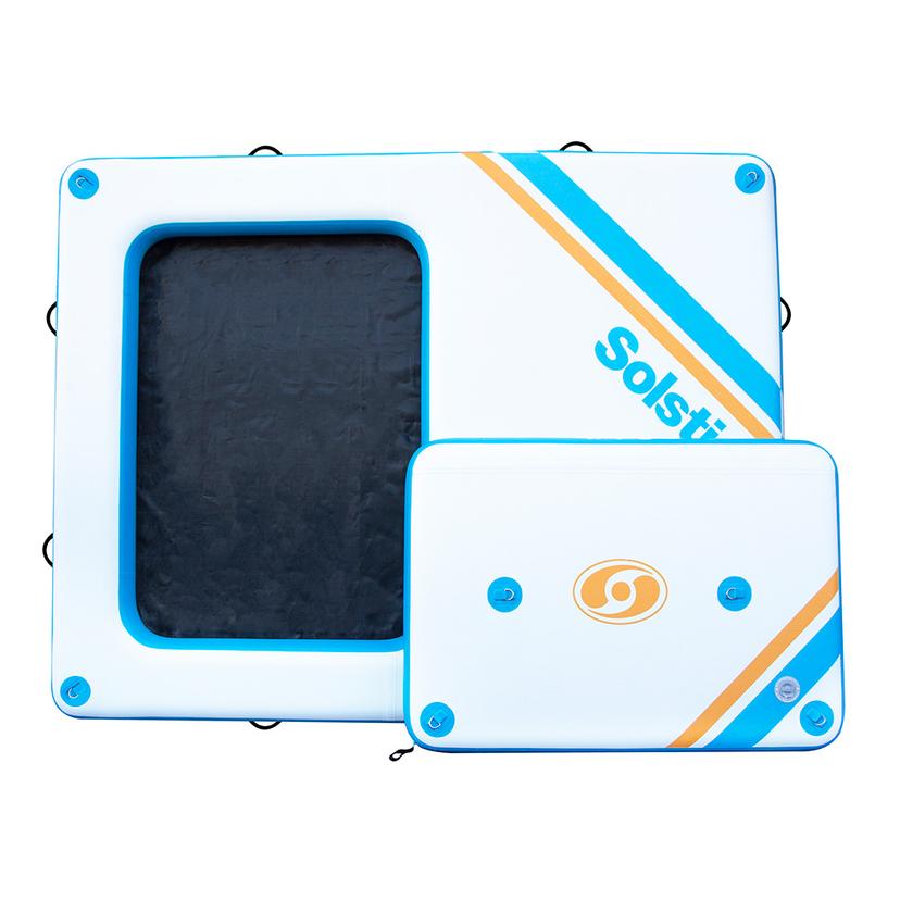 SOLSTICE 38180 10FT X 8FT REC MESH DOCK W/ REMOVABLE SOLSTICE 38180 10FT X 8FT REC MESH DOCK W/ REMOVABLE