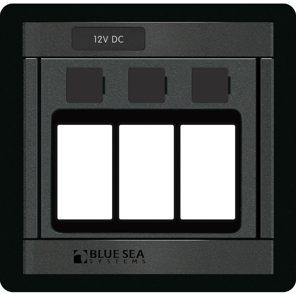 BLUE SEA 1520 Remote Control Switch - 360 Panel - 3 Blank - High quality product image showing BLUE SEA 1520 Remote Control Switch - 360 Panel - 3 Blank details and features BLUE SEA 1520 Remote Control Switch - 360 Panel - 3 Blank - High quality product image showing BLUE SEA 1520 Remote Control Switch - 360 Panel - 3 Blank details and features
