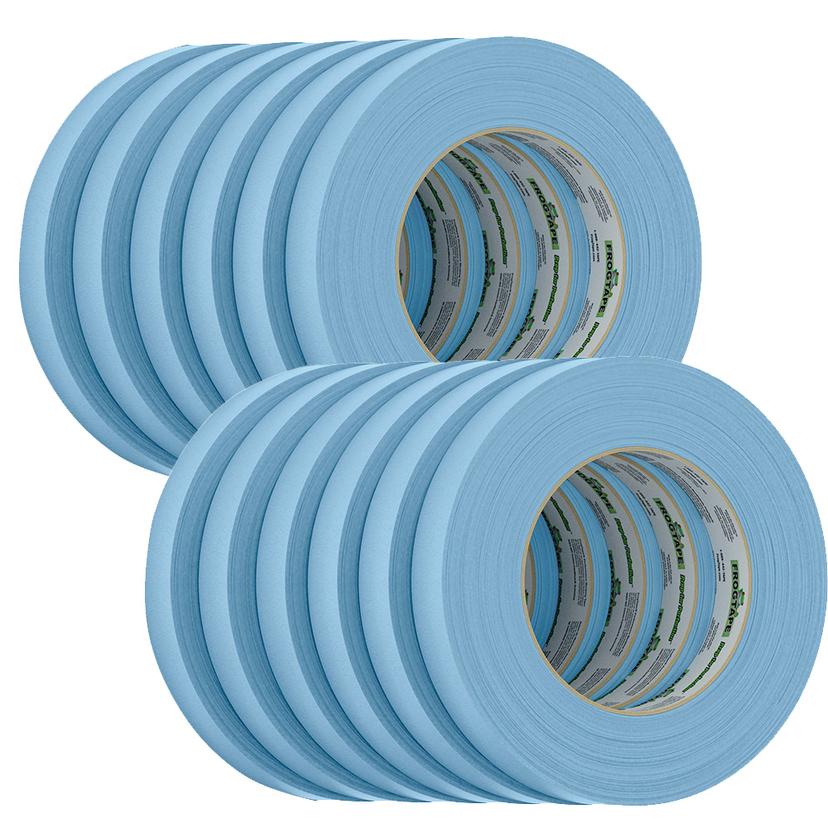 FROGTAPE 105770 CP 250 Medium-High Adhesion Masking Tape - 18MM x 55M x 8-Pack - Light Blue - Rated for 250 degrees F FROGTAPE 105770 CP 250 Medium-High Adhesion Masking Tape - 18MM x 55M x 8-Pack - Light Blue - Rated for 250 degrees F