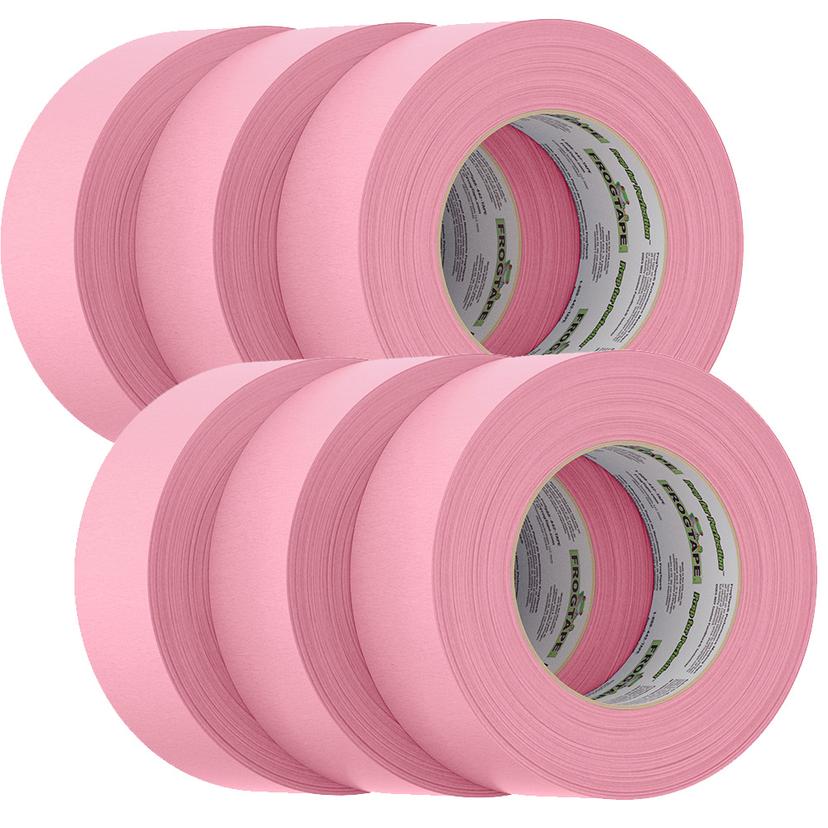 FROGTAPE 105335 CP 325 Medium-High Adhesion Masking Tape - 48MM x 55M x 3-Pack - Pink - Rated for 325 degrees F FROGTAPE 105335 CP 325 Medium-High Adhesion Masking Tape - 48MM x 55M x 3-Pack - Pink - Rated for 325 degrees F