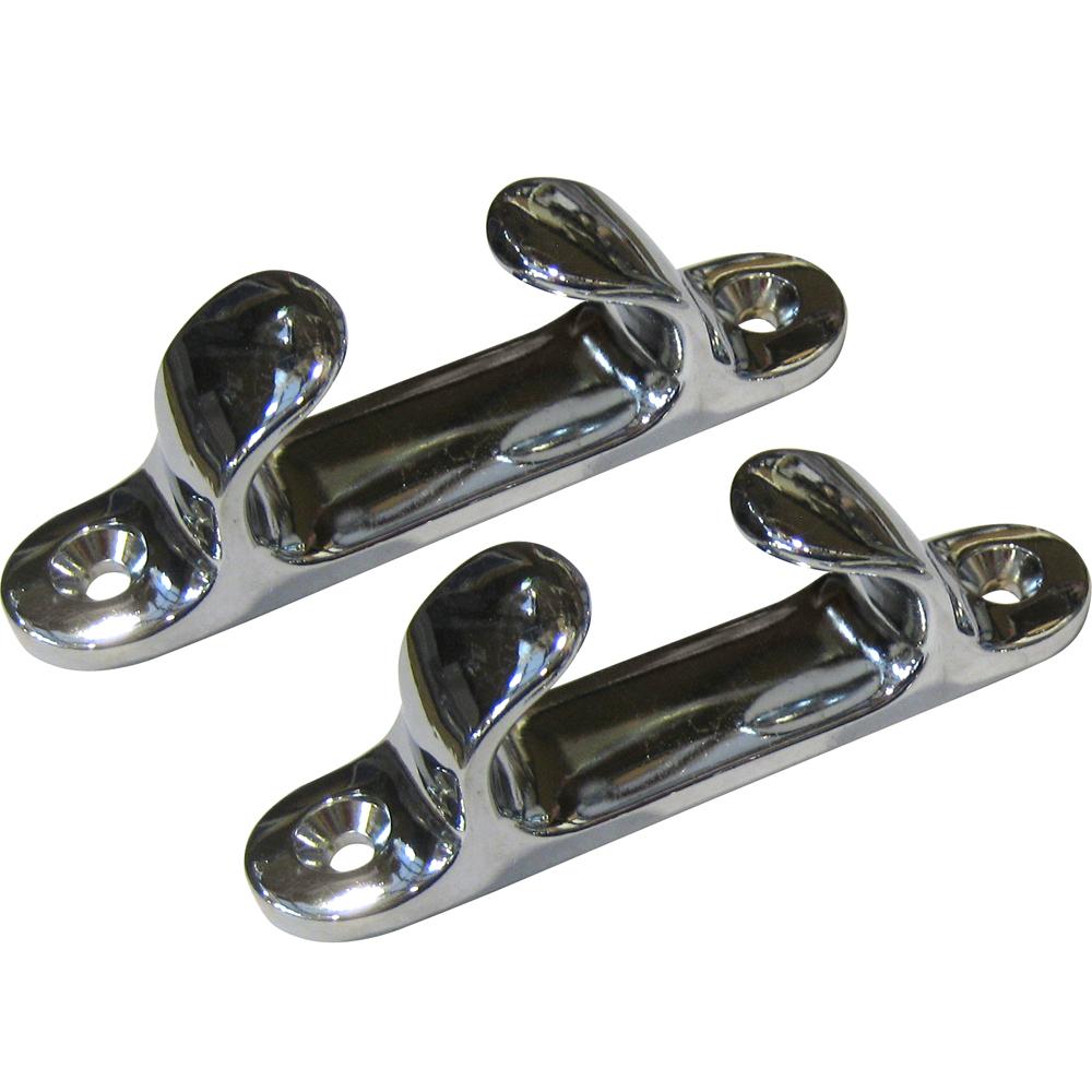 PERKO 1230DP0CHR 4 INCH STRAIGHT CHOCKS PAIR CHROME PLATED ZINC from The Twister Group PERKO 1230DP0CHR 4 INCH STRAIGHT CHOCKS PAIR CHROME PLATED ZINC - The Twister Group Tools product