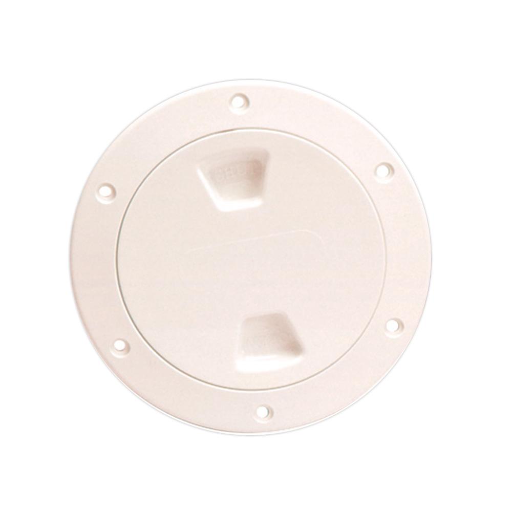 BECKSON DP40-N 4 INCH SMOOTH CENTER SCREW OUT DECK PLATE BEIGE 4.5 INCH CUT - High quality product image showing BECKSON DP40-N 4 INCH SMOOTH CENTER SCREW OUT DECK PLATE BEIGE 4.5 INCH CUT details and features BECKSON DP40-N 4 INCH SMOOTH CENTER SCREW OUT DECK PLATE BEIGE 4.5 INCH CUT - High quality product image showing BECKSON DP40-N 4 INCH SMOOTH CENTER SCREW OUT DECK PLATE BEIGE 4.5 INCH CUT details and features