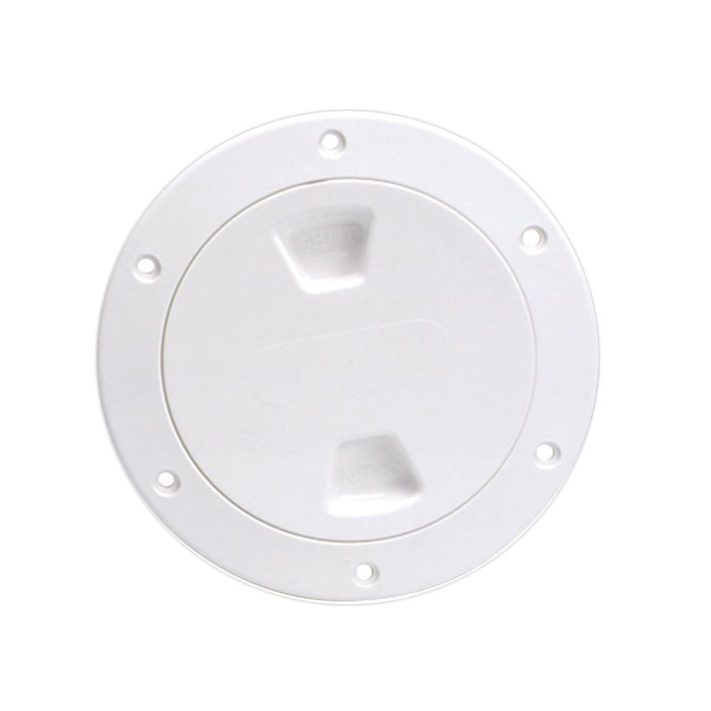 BECKSON DP40-W 4 INCH SMOOTH CENTER SCREW OUT DECK PLATE WHITE 4.5 INCH CUT - High quality product image showing BECKSON DP40-W 4 INCH SMOOTH CENTER SCREW OUT DECK PLATE WHITE 4.5 INCH CUT details and features BECKSON DP40-W 4 INCH SMOOTH CENTER SCREW OUT DECK PLATE WHITE 4.5 INCH CUT - High quality product image showing BECKSON DP40-W 4 INCH SMOOTH CENTER SCREW OUT DECK PLATE WHITE 4.5 INCH CUT details and features