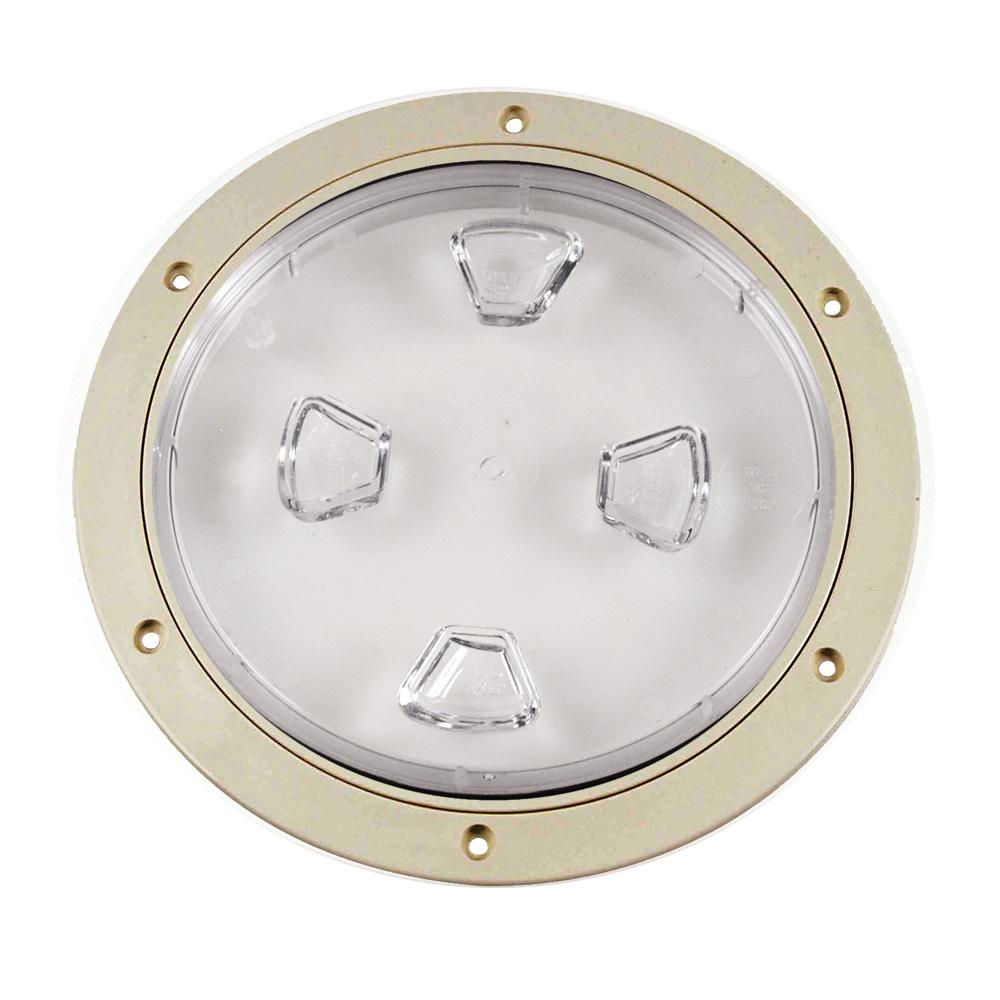 BECKSON DP80-N-C 8 INCH CLEAR CENTER SCREW OUT DECK PLATE BEIGE 8.5 INCH CUT - High quality product image showing BECKSON DP80-N-C 8 INCH CLEAR CENTER SCREW OUT DECK PLATE BEIGE 8.5 INCH CUT details and features BECKSON DP80-N-C 8 INCH CLEAR CENTER SCREW OUT DECK PLATE BEIGE 8.5 INCH CUT - High quality product image showing BECKSON DP80-N-C 8 INCH CLEAR CENTER SCREW OUT DECK PLATE BEIGE 8.5 INCH CUT details and features