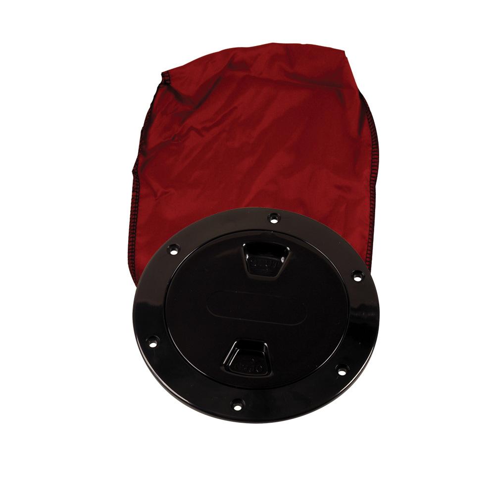 BECKSON DP40BB 4 INCH STOWAWAY DECK PLATE BLACK WITH 12 INCH BAG 4.5 INCH CUTOUT - High quality product image showing BECKSON DP40BB 4 INCH STOWAWAY DECK PLATE BLACK WITH 12 INCH BAG 4.5 INCH CUTOUT details and features BECKSON DP40BB 4 INCH STOWAWAY DECK PLATE BLACK WITH 12 INCH BAG 4.5 INCH CUTOUT - High quality product image showing BECKSON DP40BB 4 INCH STOWAWAY DECK PLATE BLACK WITH 12 INCH BAG 4.5 INCH CUTOUT details and features